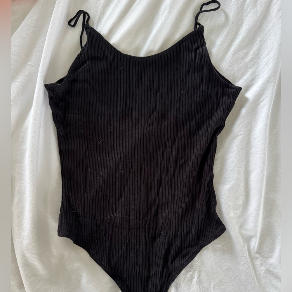 H&M Black Bodysuit Sleek Design